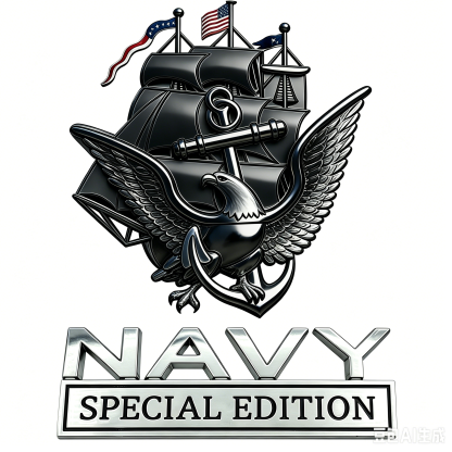 ⚓ Once Navy. Always Navy. 🇺🇸 NAVY Special Edition Metal Badge