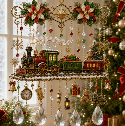 🎄CHRISTMAS EARLY BIRD SALE — 49% OFF – Christmas-Themed Crystal Wind Chime