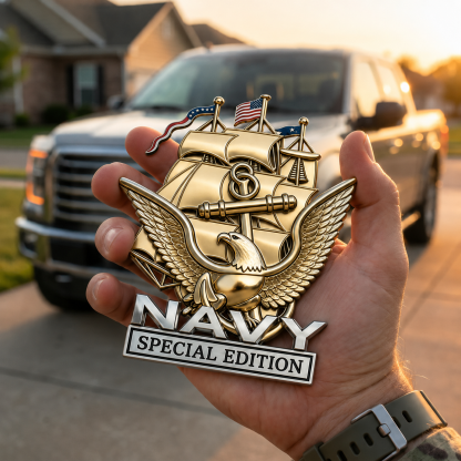 ⚓ Once Navy. Always Navy. 🇺🇸 NAVY Special Edition Metal Badge