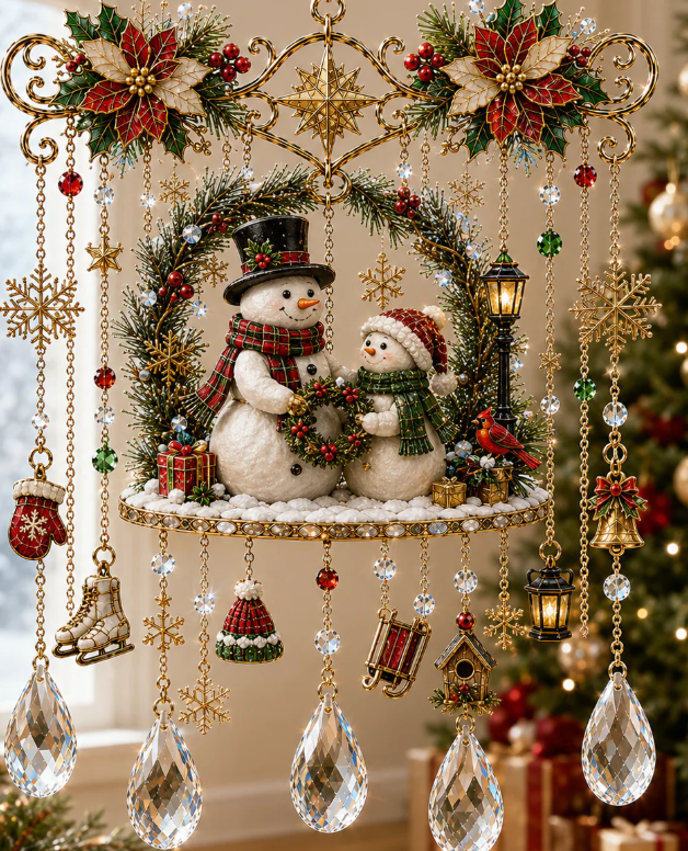 🎄CHRISTMAS EARLY BIRD SALE — 49% OFF – Christmas-Themed Crystal Wind Chime