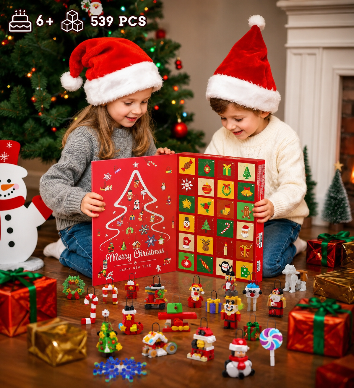 🔥 Last Day 49% OFF – 🎄24-Day Christmas Surprise Countdown Calendar | Surprise Toys for a Fun Screen-Free Holiday Tradition 🎁✨