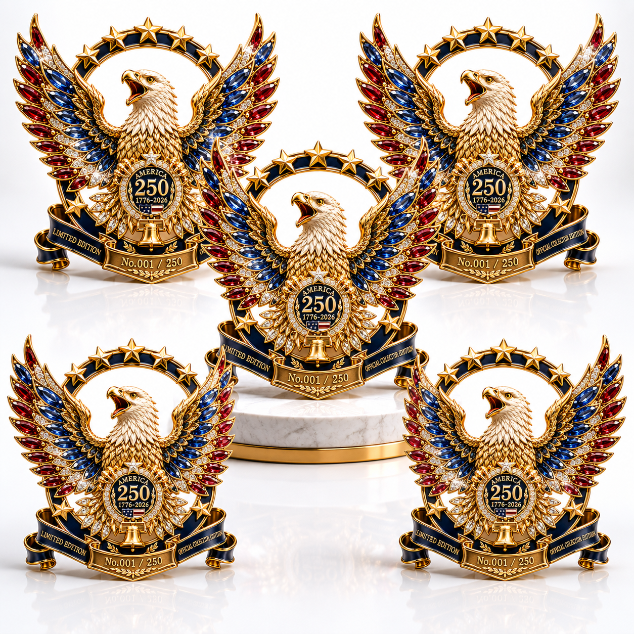 America 250 Limited Edition Eagle Collector Brooch