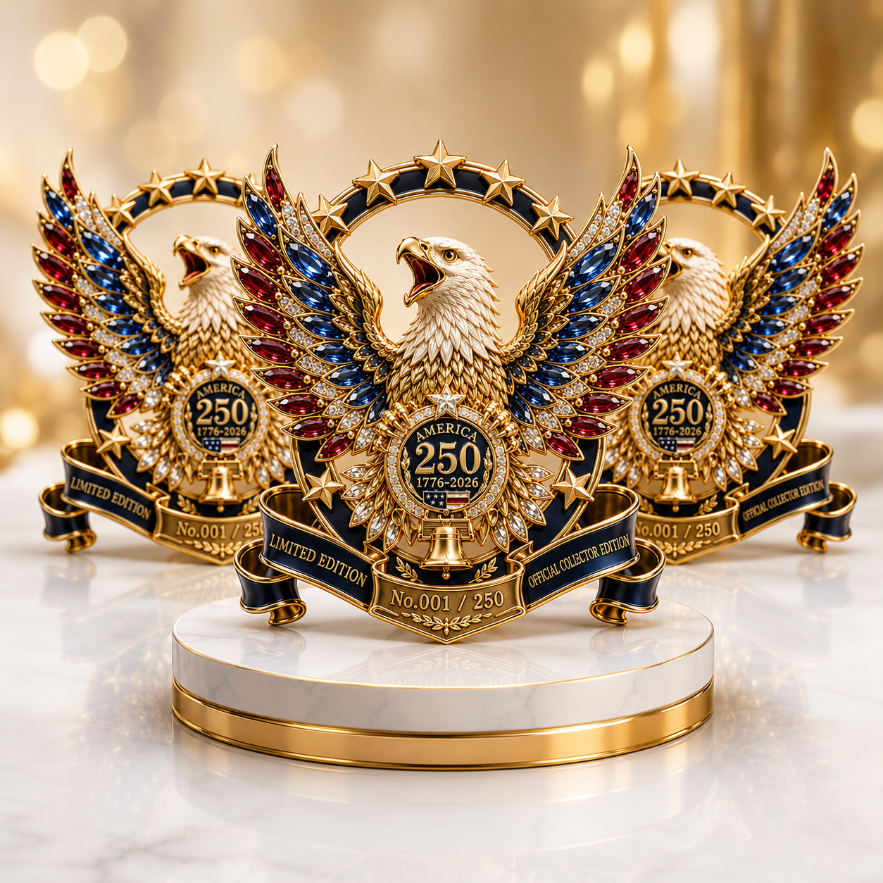 America 250 Limited Edition Eagle Collector Brooch
