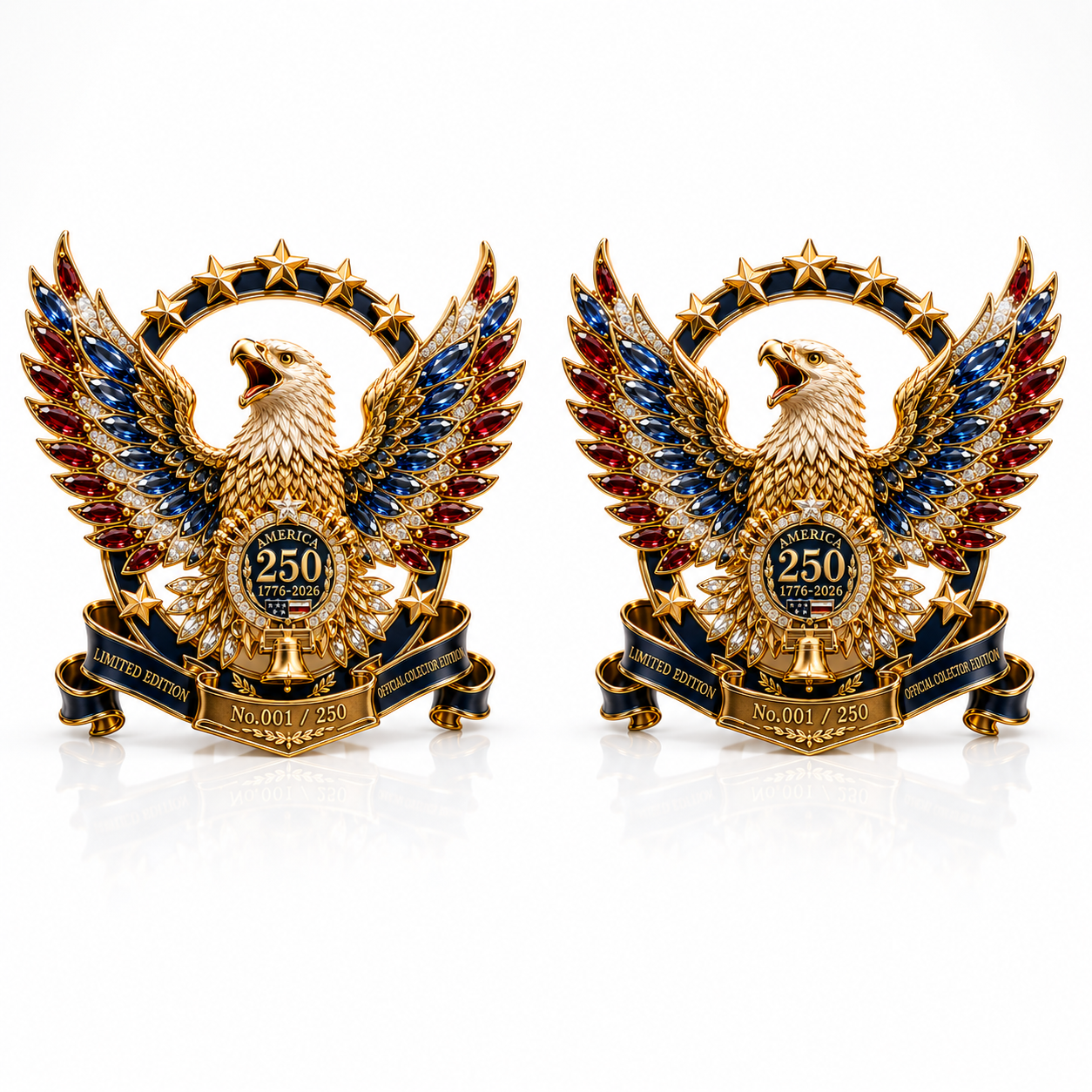 America 250 Limited Edition Eagle Collector Brooch