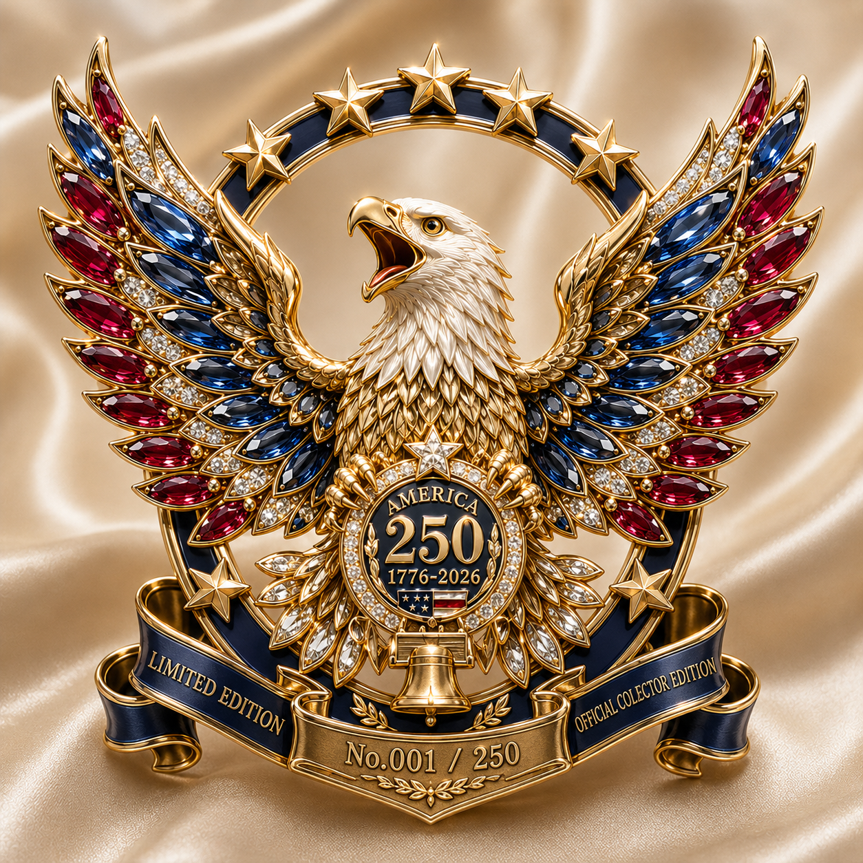 America 250 Limited Edition Eagle Collector Brooch