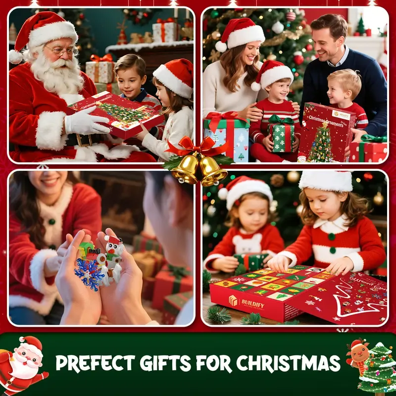 ⏳ Last Day 49% OFF – 🎄24-Day Christmas Surprise Countdown Calendar | Surprise Toys for a Fun Screen-Free Holiday Tradition 🎁✨