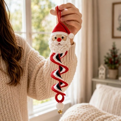 🎅Crochet Snowman Spiral Oranment DIY Kit -🎄