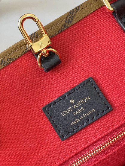 LV OnTheGo MM Monogram And Monogram Reverse Canvas For Women,  Shoulder Bags 13.8in/35cm LV M45321