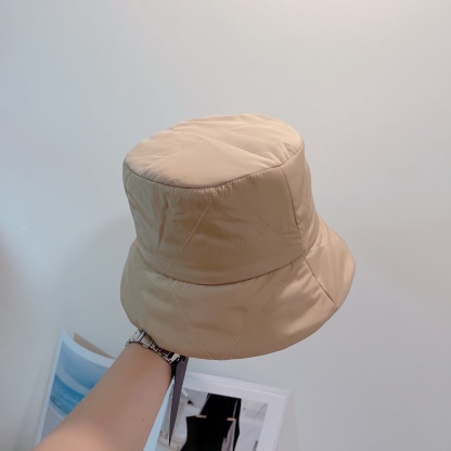 PD PADDED RENYLON BUCKET HAT BEIGE
