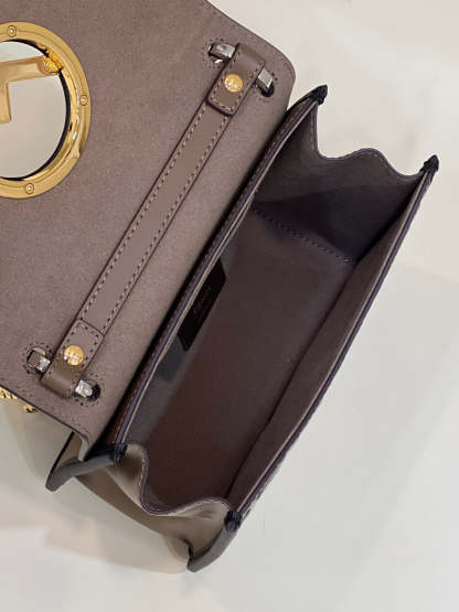 FI Kan I F Small Brown Bag For Woman 15cm/5.5in 8BT286A651F13VK