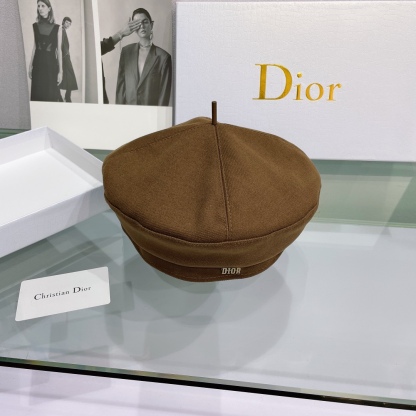 DOR COTTON DRILL BERET BROWN