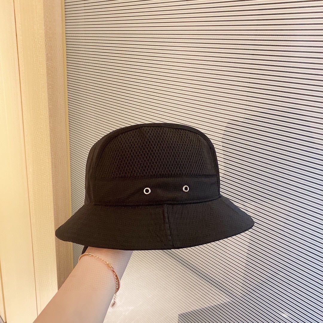 PD MESH PANEL BUCKET HAT BLACK