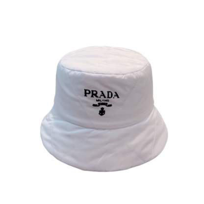 PD PADDED RENYLON BUCKET HAT WHITE
