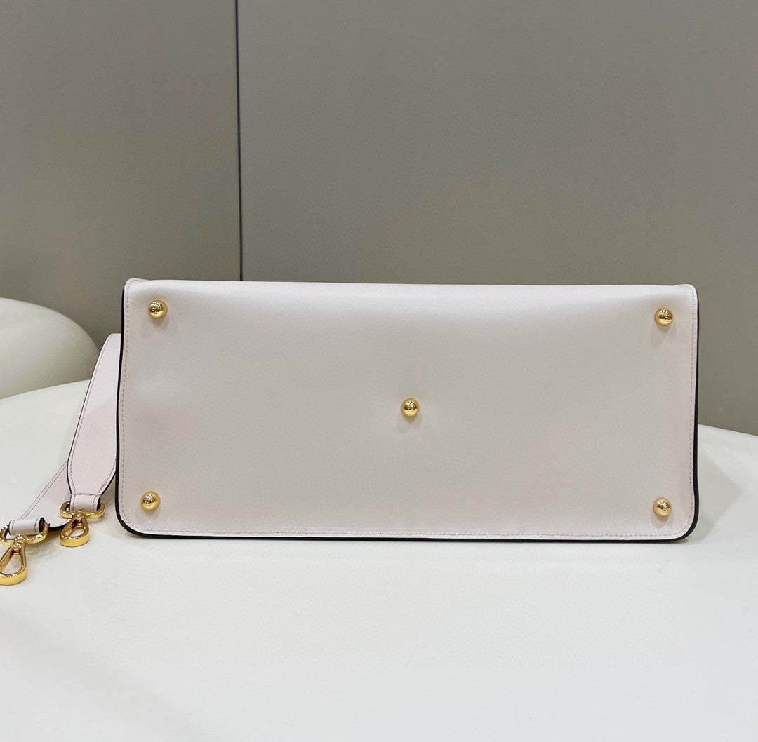 FI Way Medium White Bag For Woman 29.5cm/11.5in
