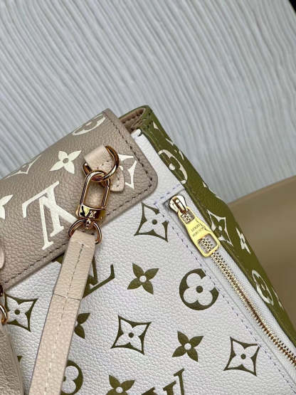LV Tiny Backpack Monogram Empreinte Khaki For Women, WoBags 19cm LV M81351