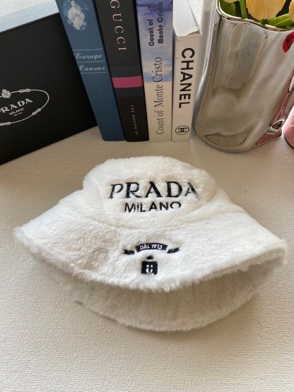 PD BUCKET HATS WIDE-BRIMMED HATS WHITE