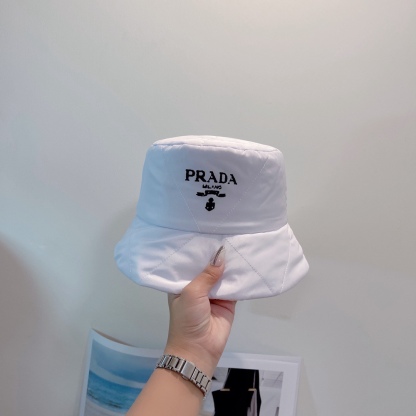 PD PADDED RENYLON BUCKET HAT WHITE