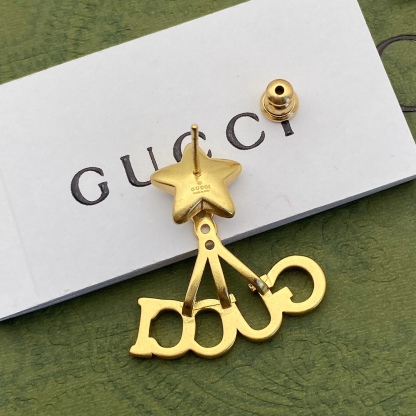 GG CRYSTAL STAR GOLD EARRINGS 679076 J1D50 8031