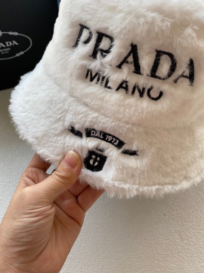 PD BUCKET HATS WIDE-BRIMMED HATS WHITE