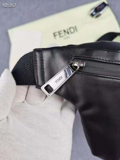 FI Little Monster Belt Bag Black For Men, Men&#8217;s Bags 7.9in/20cm FF