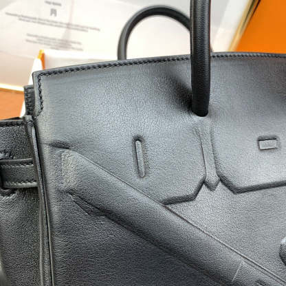 HM Etoupe Shadow Birkin Black For Women 10in/25cm