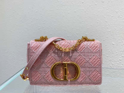 DI Medium Caro Bag Pink, For Women, Women’s Handbags 25.5cm/10in CD