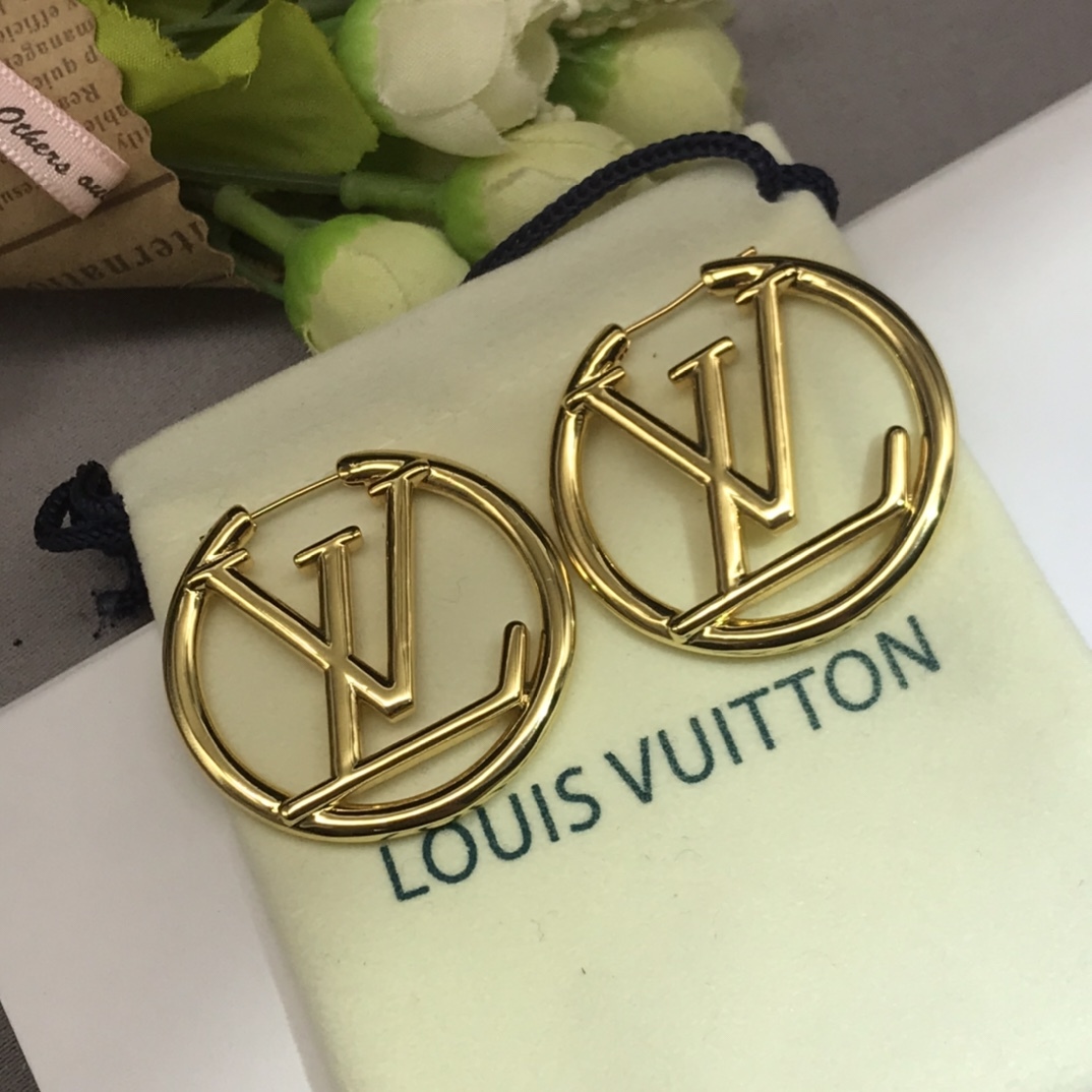 LV LOUISE HOOP EARRINGS M64288