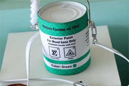 LV Paint Can Coated Canvas By Virgil Abloh’s Green For Women, Women’s Bags, Shoulder And Crossbody Bags 6.7in/17cm LV M81592