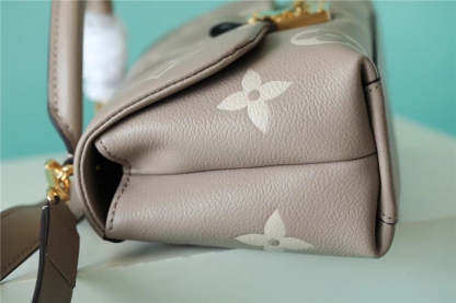 LV Madeleine BB Monogram Empreinte Dove Gray/ Creme Beige For Women,  Shoulder and Crossbody Bags 9.4in/24cm LV