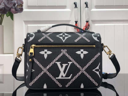 LV Pochette Metis Monogram Empreinte Black For Spring,  Shoulder And Crossbody Bags 9.8in/25cm LV M46028