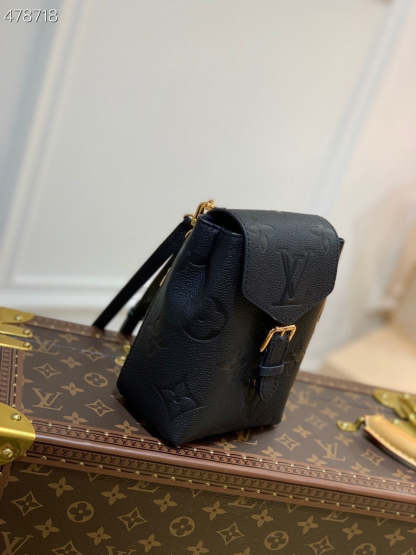 LV Tiny Backpack Monogram Empreinte Black For Women, WoBackpack 5.1in/13cm LV M80596