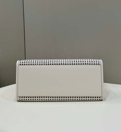FI FI Sunshine Medium Two-toned perforated Bag For Woman 37cm/14.5in