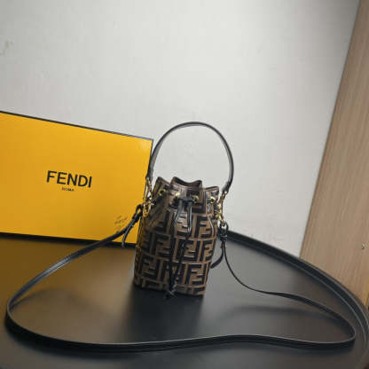 FI Mon Tresor Brown Mini Bag For Woman 18cm/7in 8BS010A659F13VK