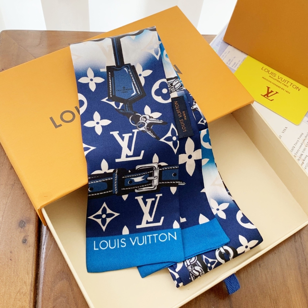 LV ESCALE CONFIDENTIAL BANDEAU BLUE
