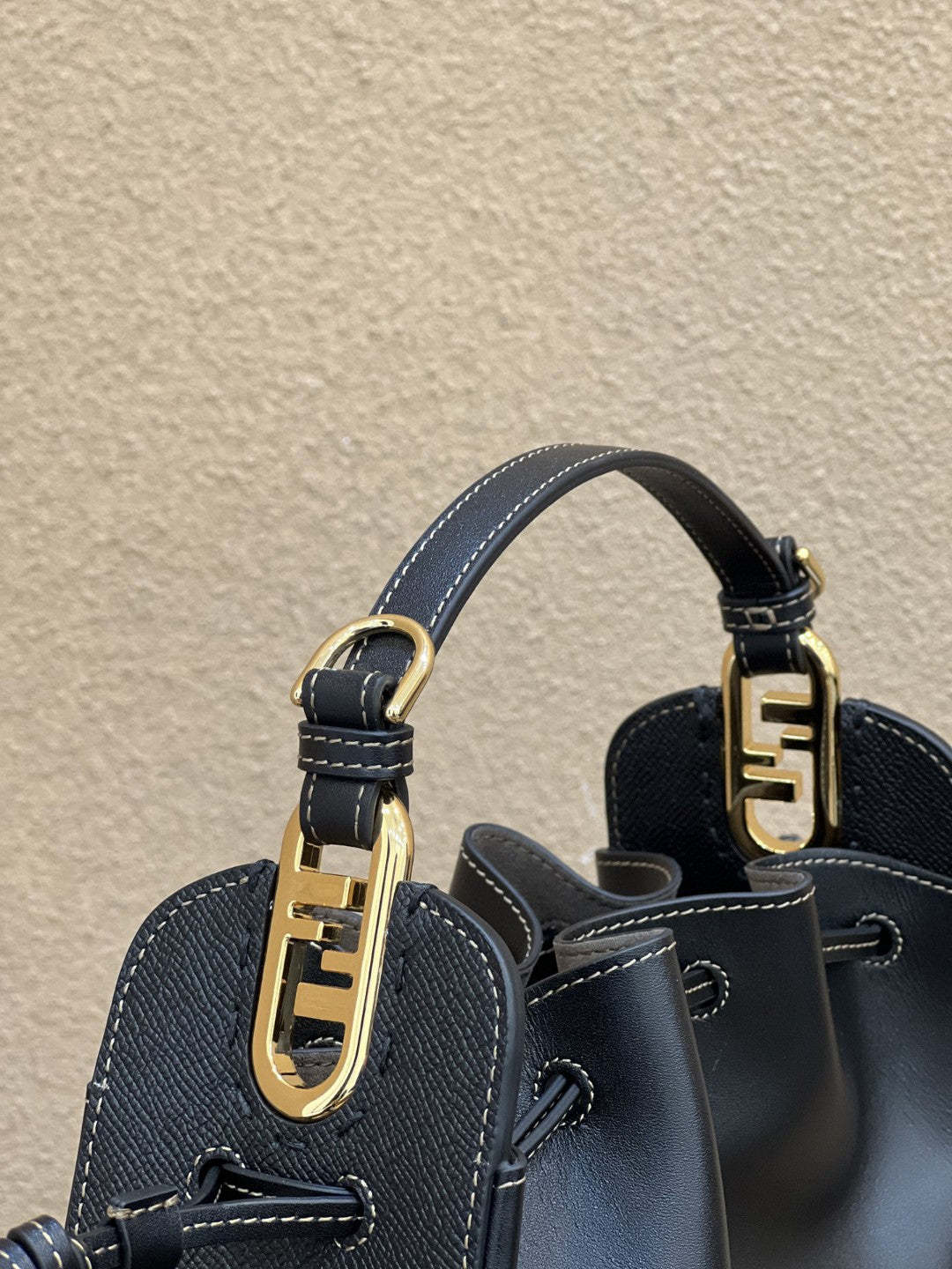 FI Pomodorino Black Mini Bag For Woman 17cm/6.5in