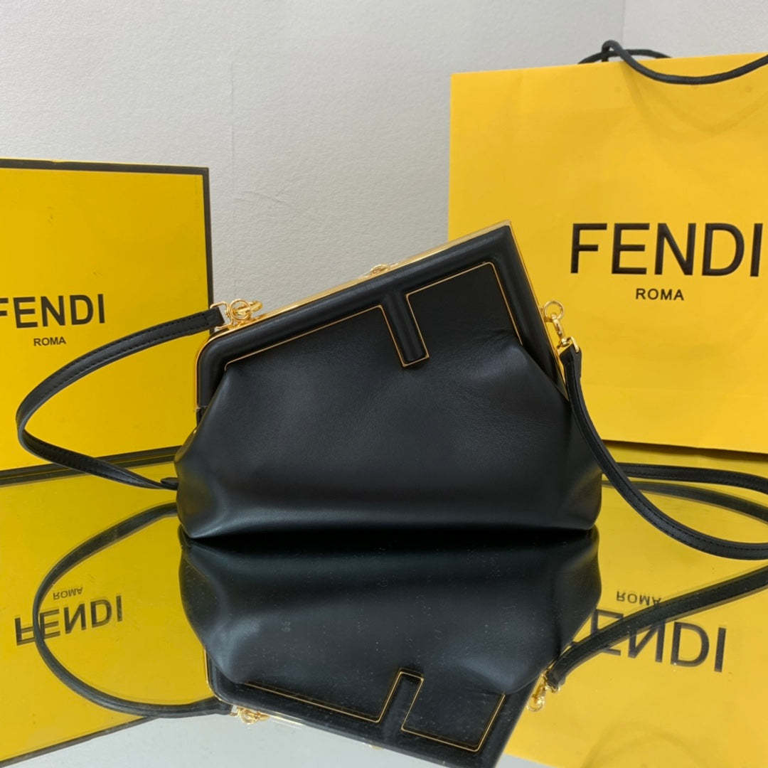 FI First Small Black For Women, Women&#8217;s HandBags, Shoulder And Crossbody Bags 10.2in/26cm FF 8BP129ABVEF0KUR