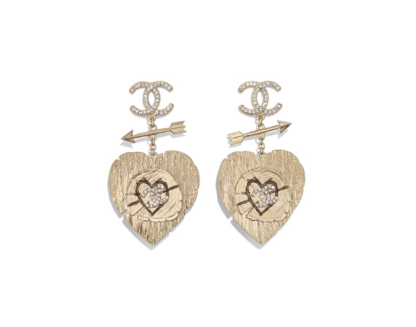 CC HEART EARRINGS