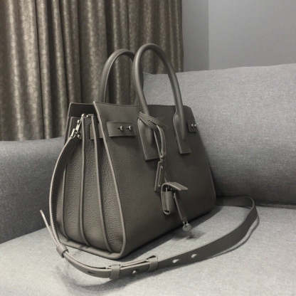 YSSL Sac De Jour Small Stone Grey For Women 12.5in/32cm YSL 