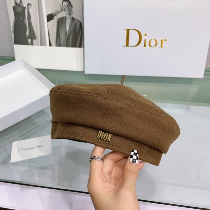 DOR COTTON DRILL BERET BROWN