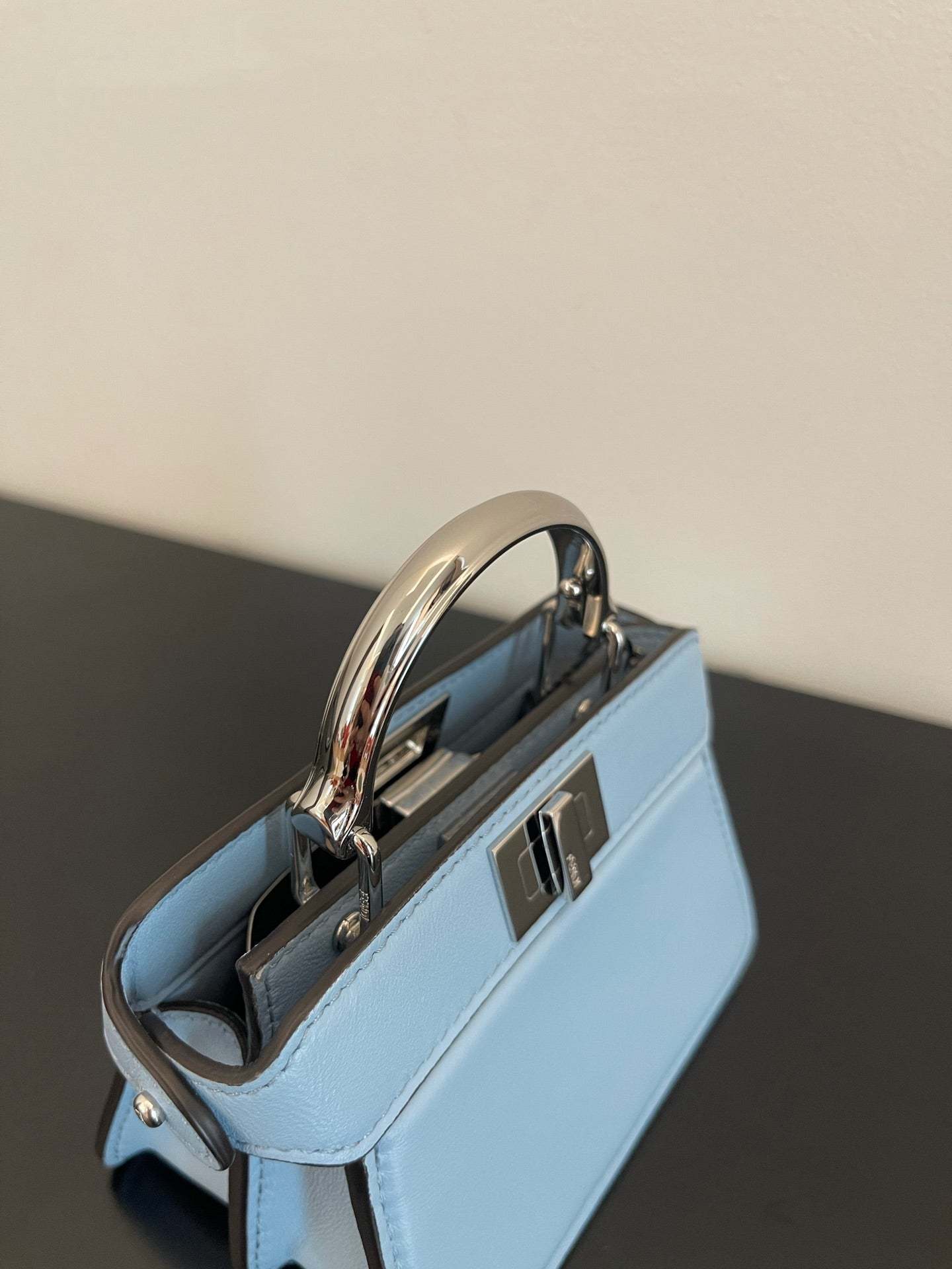 FI Peekaboo ISeeU Petite Blue Micro Bag For Woman 11cm/4.5in