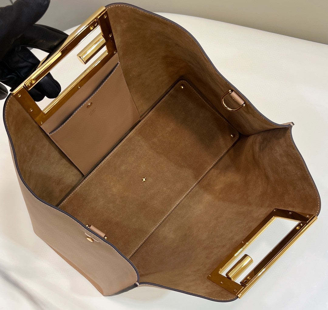 FI Way Medium Beige Bag For Woman 29.5cm/11.5in
