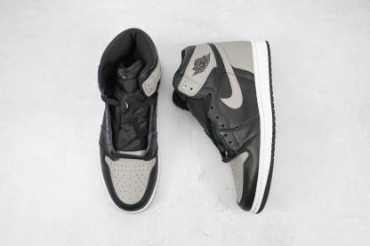 Designer Black Grey Jordan 1 High Q ( Customs And Box ), Jordan 1 Sneakers