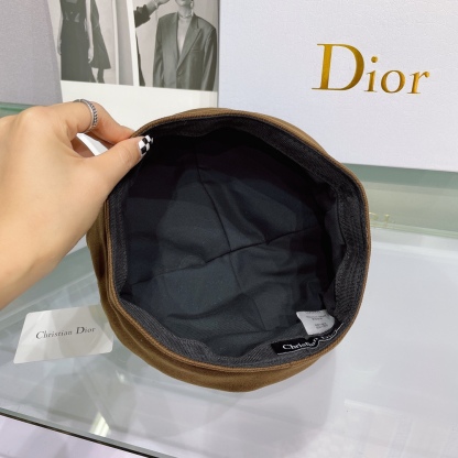 DOR COTTON DRILL BERET BROWN
