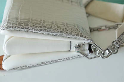 LV Coussin PM High Shiny Alligator White For Women,  Shoulder And Crossbody Bags 10.2n/26cm LV