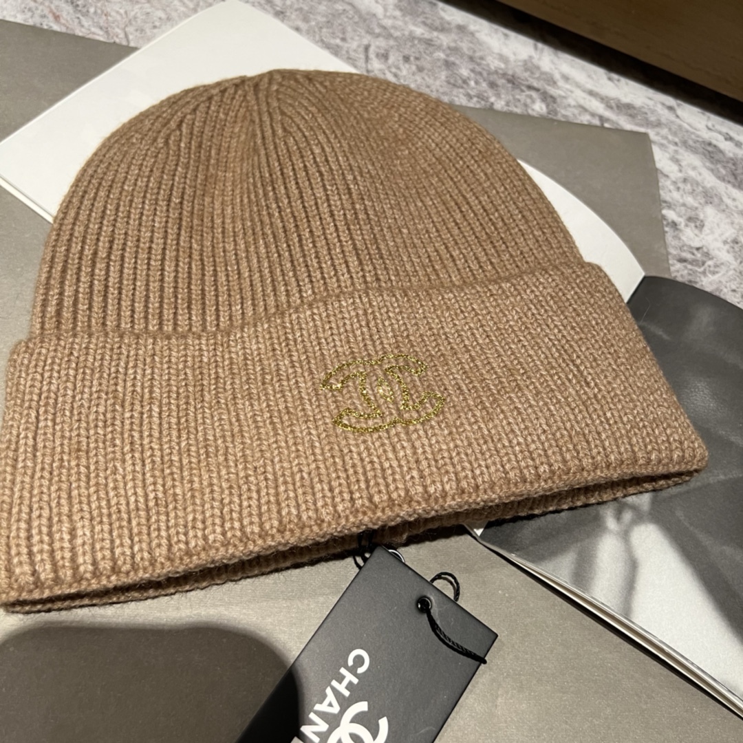 CC GOLD CC WOOL BEANIE BEIGE