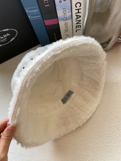 PD BUCKET HATS WIDE-BRIMMED HATS WHITE