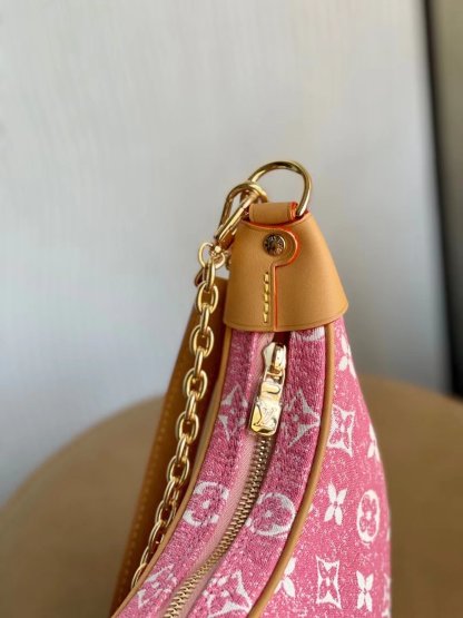 LV Loop Denim Pink For Women,  Shoulder Bags 9.1in/23cm LV