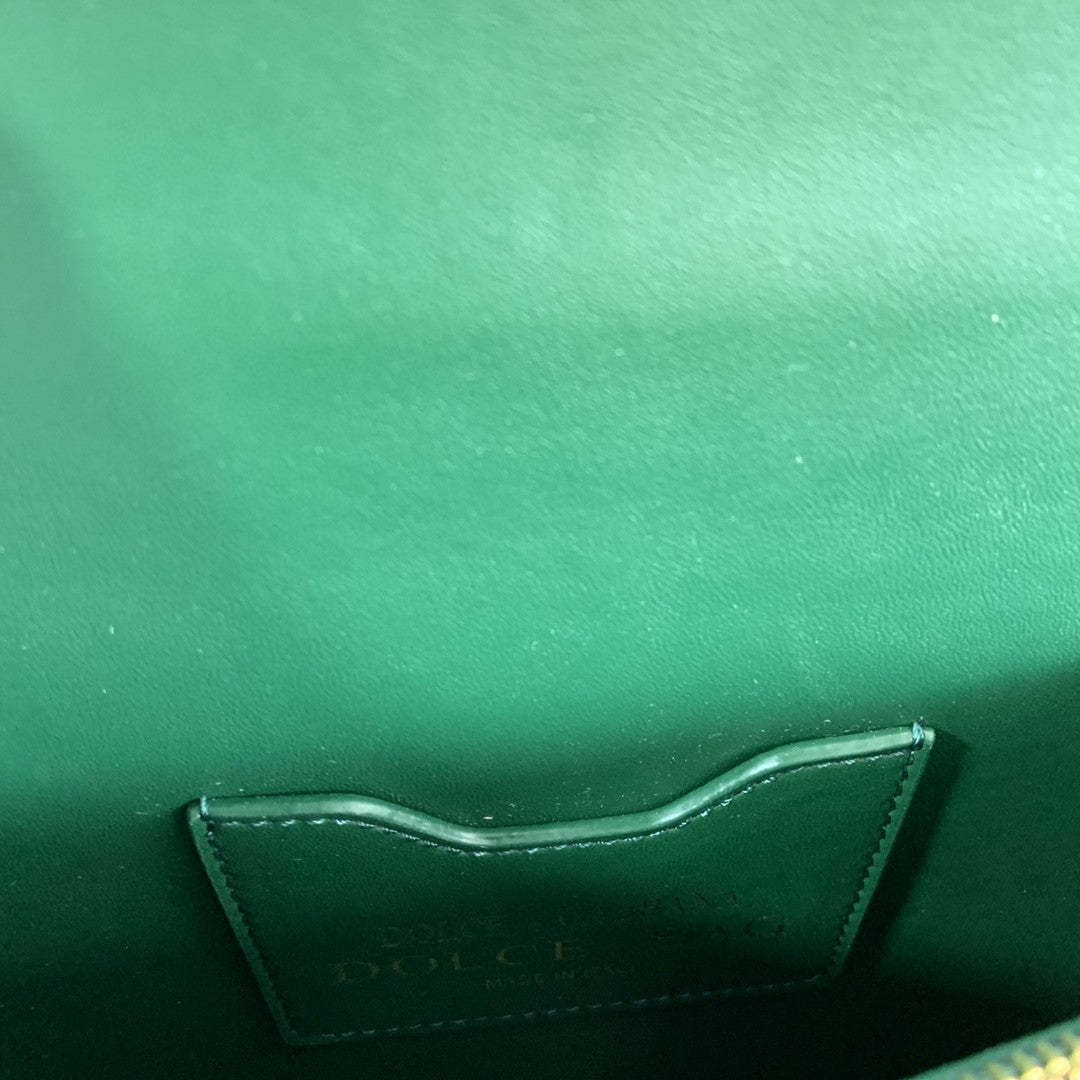 DG Medium Devotion Bag Green For Women 9.4in/24cm DG