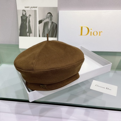 DOR COTTON DRILL BERET BROWN