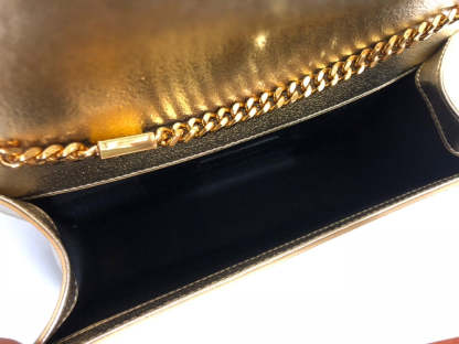 YSSL Kate Chain Wallet With Tassel Yellow Copper For Women 10.2in/26cm YSL